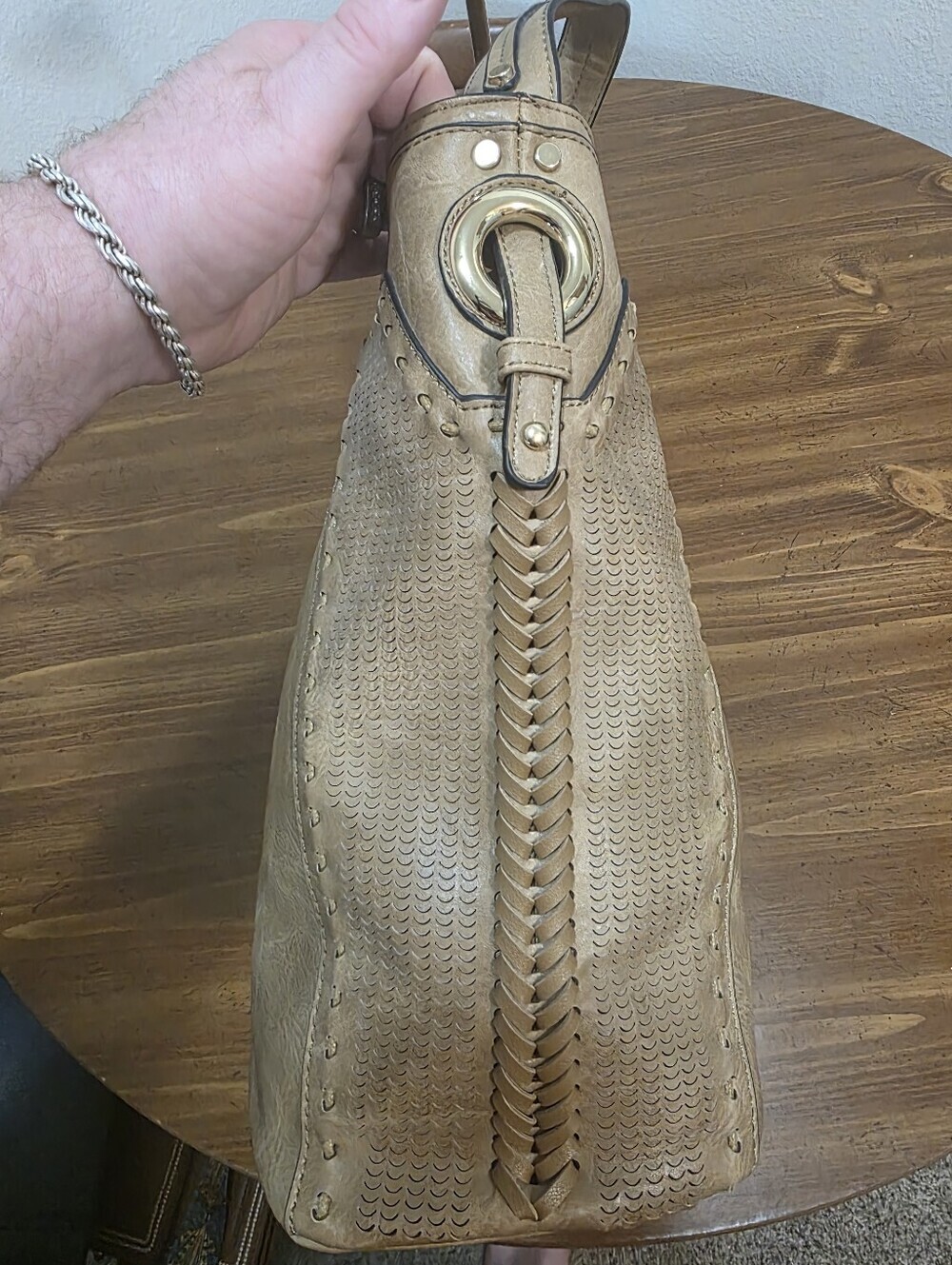 Handbag Republic Calin Collection Whipstitch Vegan Leather NWT - Picture 6 of 16
